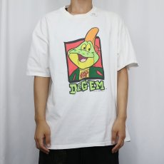 画像2: 90's Kellogg "DIG'EM" シリアル企業 キャラクタープリントTシャツ XL (2)