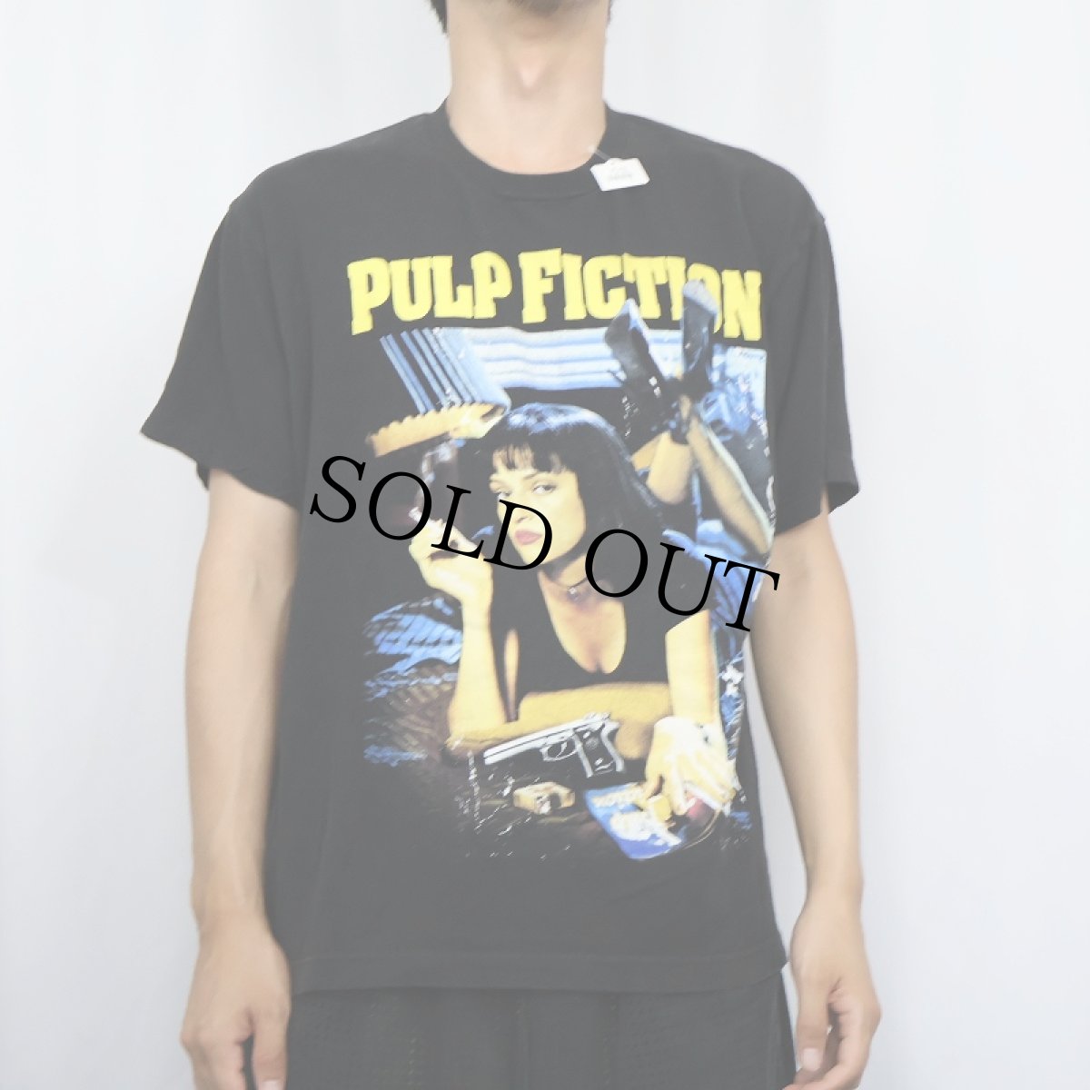 画像2: PULP FICTION クライム映画プリントTシャツ L (2)