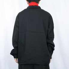 画像3: 60's Premium COLLECTION レイヤードデザイン ハイネック プルオーバーシャツ BLACK L (3)