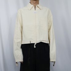 画像2: ITALY製 コットンポリ ジャケット size48 (2)
