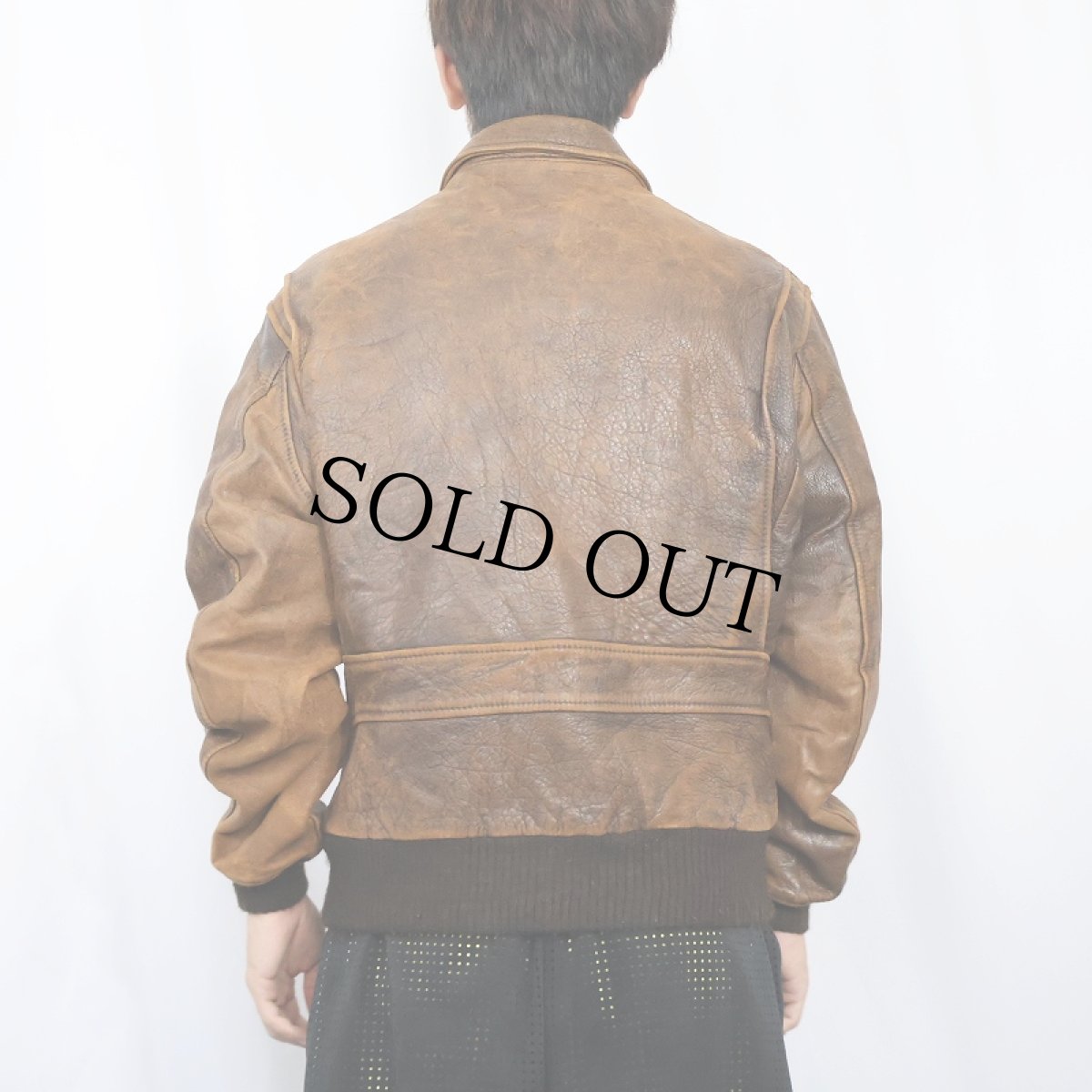 画像3: AVIREX USA製 "G-2 TYPE" レザーフライトジャケット size40 (3)