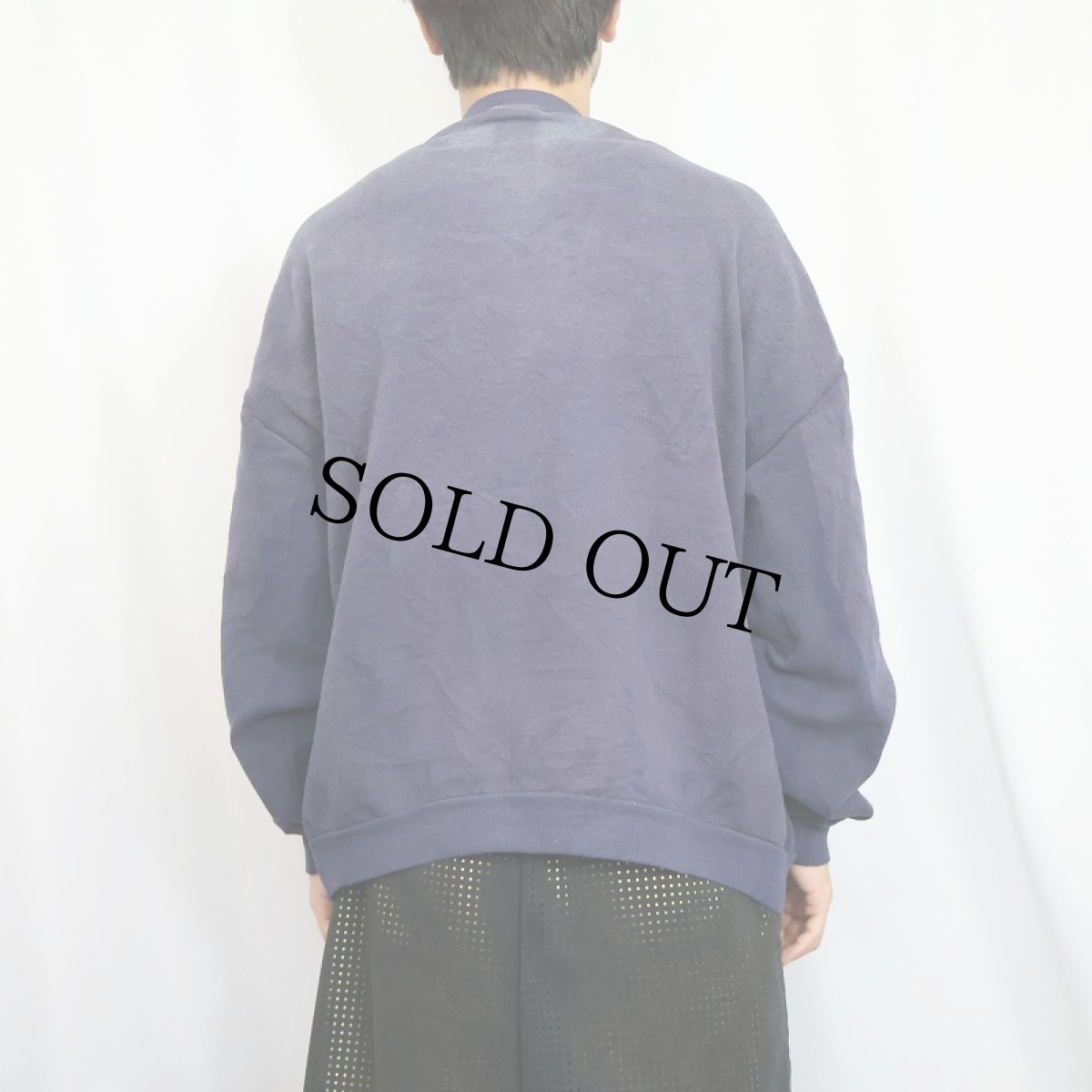 画像3: 2000's JERZEES フェードスウェット NAVY XL (3)