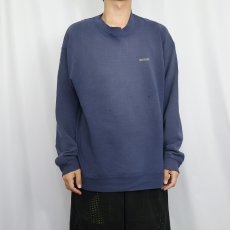 画像2: FRUIT OF THE LOOM ロゴプリント フェードスウェット NAVY L (2)