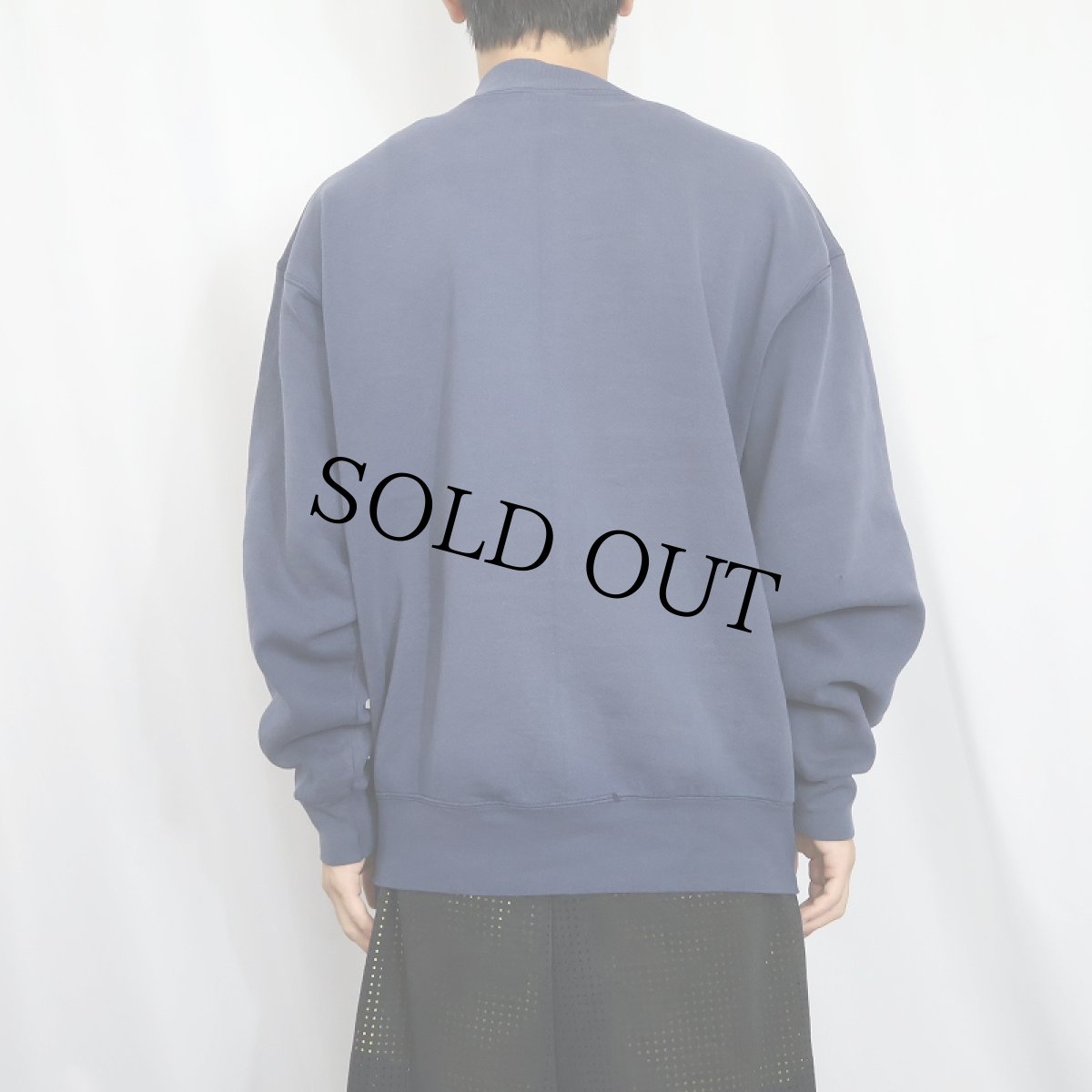 画像3: 90's BVD USA製 フェードスウェット NAVY XL (3)