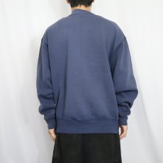 画像3: 90's BVD USA製 フェードスウェット NAVY XL (3)