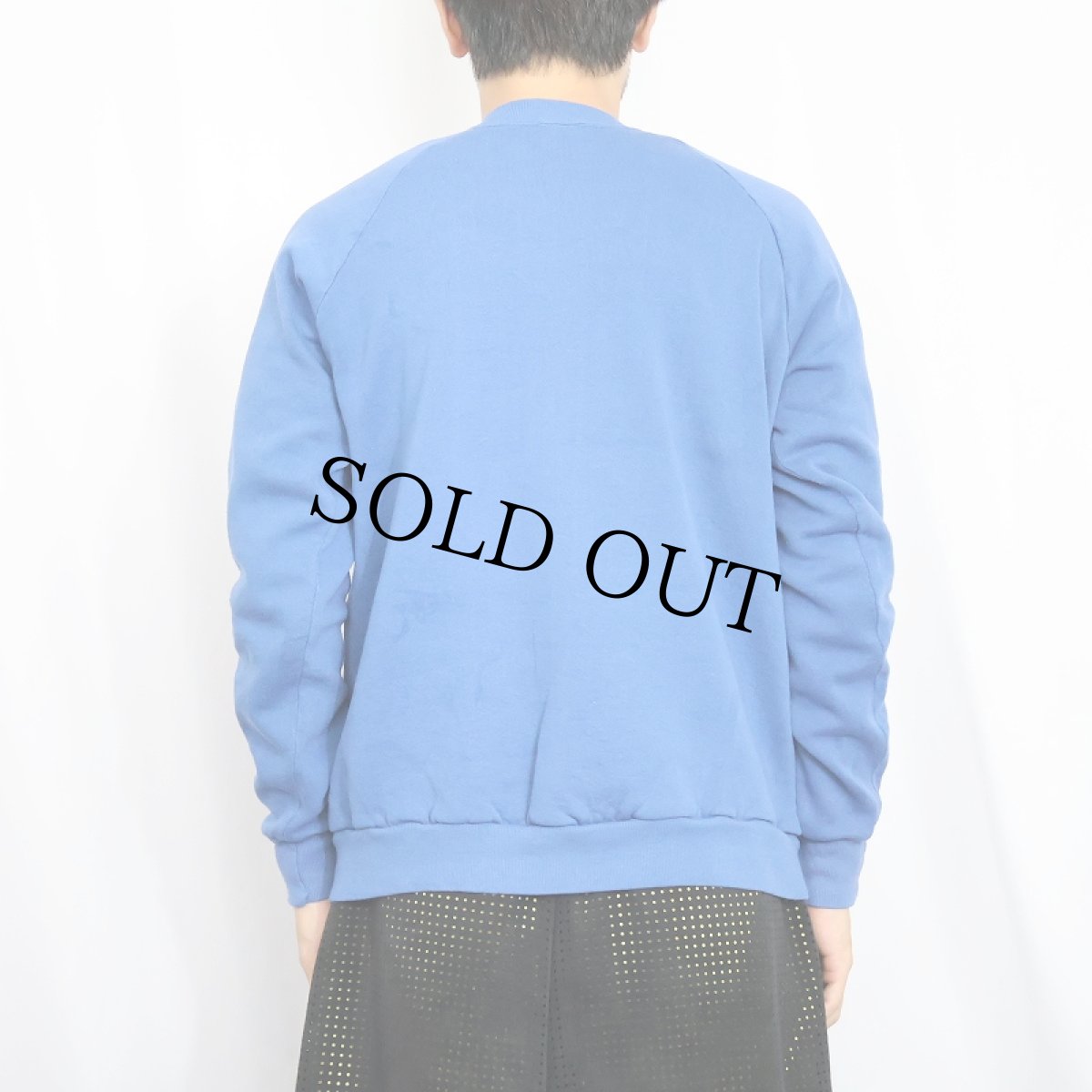 画像3: 80〜90's JERZEES USA製 "Thumbs Up" ハンドサインプリント ラグランスウェット XL (3)