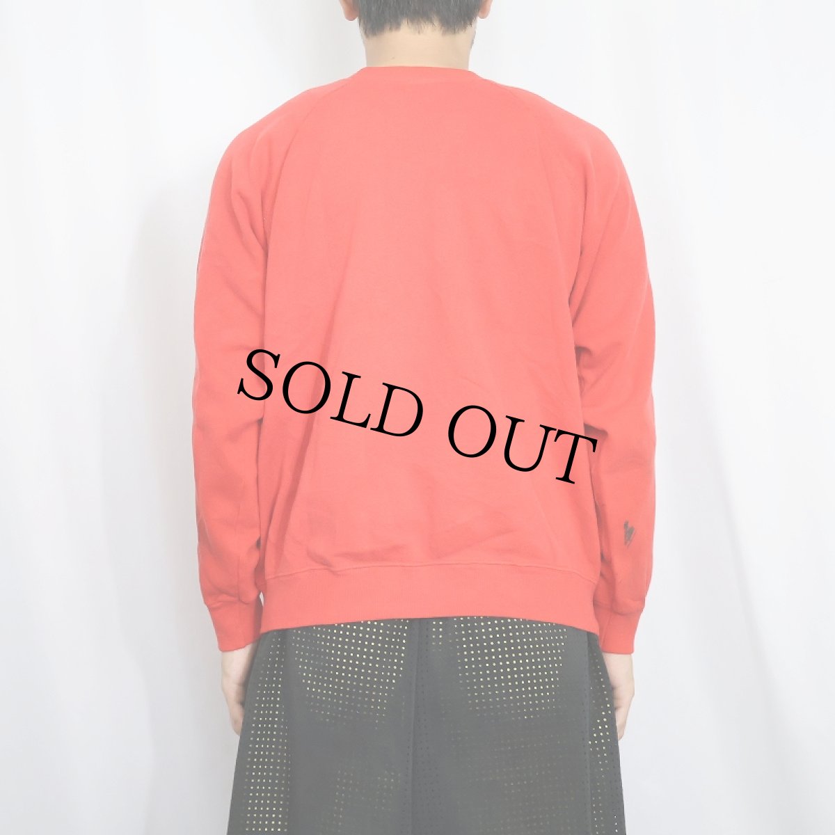 画像3: 80's Coca-Cola USA製 飲料メーカー ロゴプリント ラグランスウェット L (3)