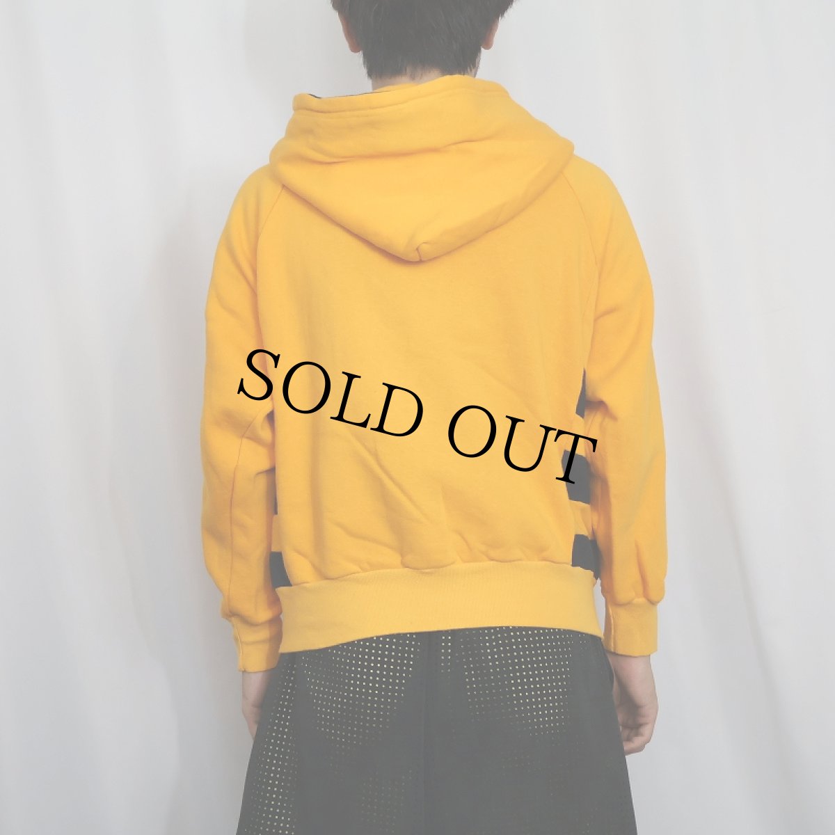 画像3: 80's〜 GERMAN製 ラグランスウェットジップパーカー L (3)