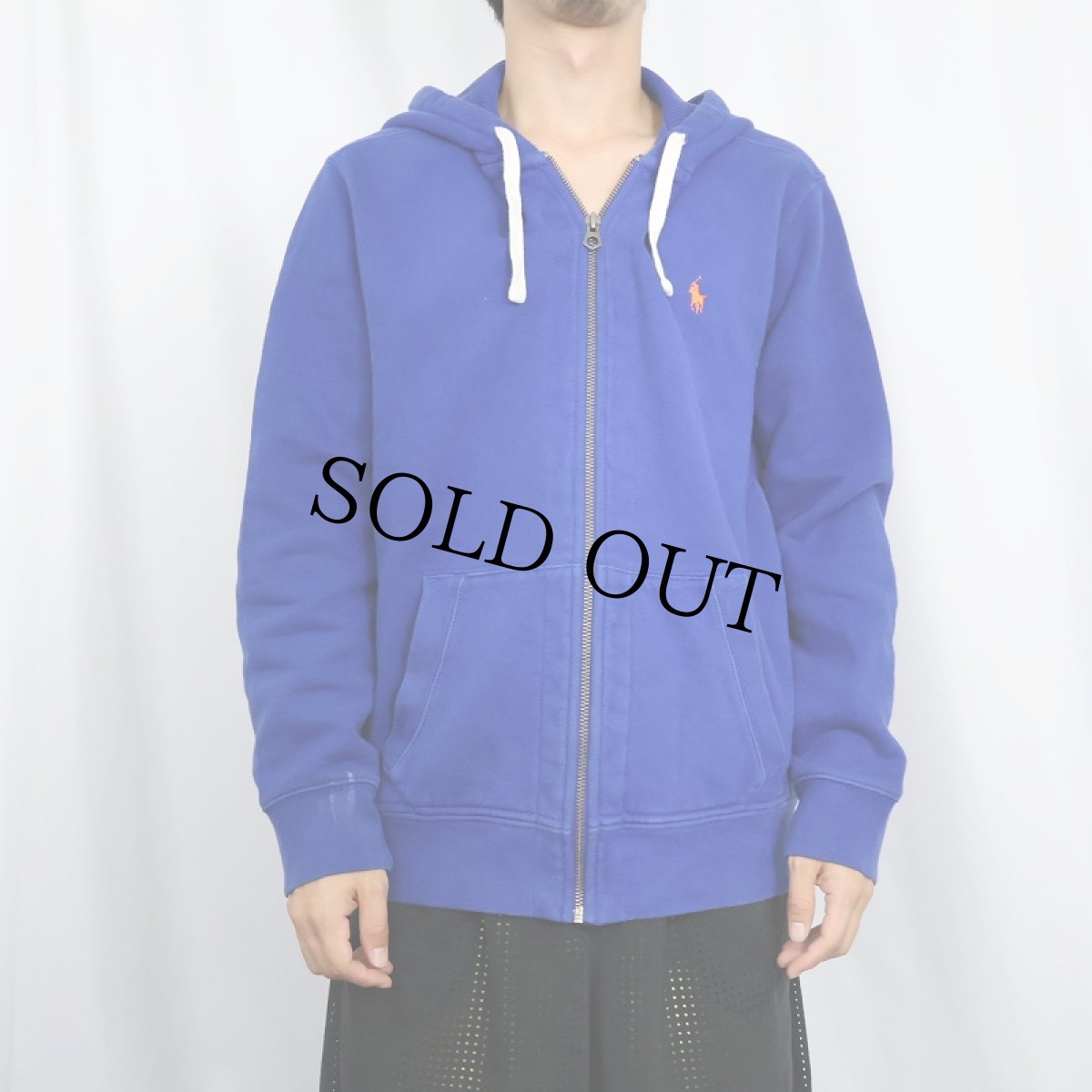 画像2: POLO Ralph Lauren REVERSE WEAVE TYPE スウェットジップパーカー L (2)