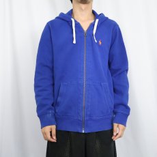 画像2: POLO Ralph Lauren REVERSE WEAVE TYPE スウェットジップパーカー L (2)