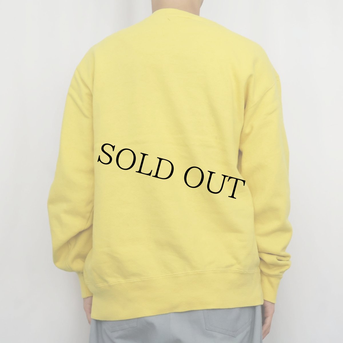 画像3: 80〜90's Champion USA製 青刺繍タグ 中期 前V ロゴ刺繍スウェット L (3)