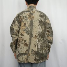 画像3: 80's DEERSKIN USA製 リアルツリーカモ柄 ヘビーネルシャツ (3)