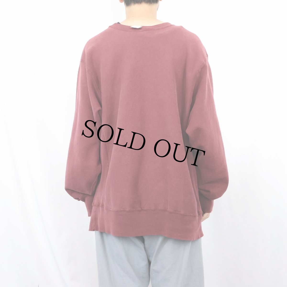 画像3: 80's Champion REVERSE WEAVE トリコタグ USA製 "HARVARD" プリントスウェット XL (3)