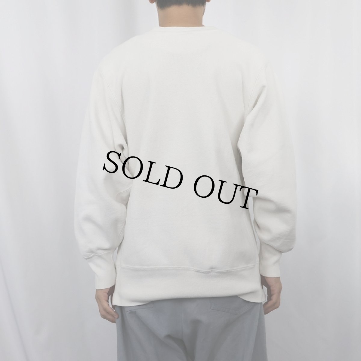 画像3: 90's Champion REVERSE WEAVE USA製 "HARVARD" 染み込みプリントスウェット L (3)