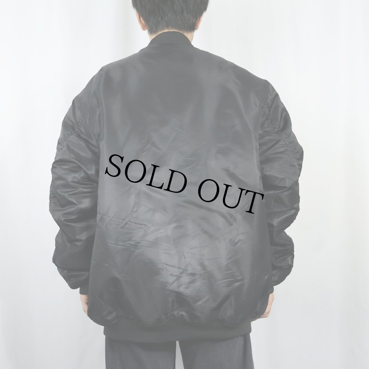 画像3: JORDAN CRAIG "MA-1 TYPE" フライトジャケット BLACK 2XL (3)