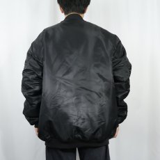 画像3: JORDAN CRAIG "MA-1 TYPE" フライトジャケット BLACK 2XL (3)