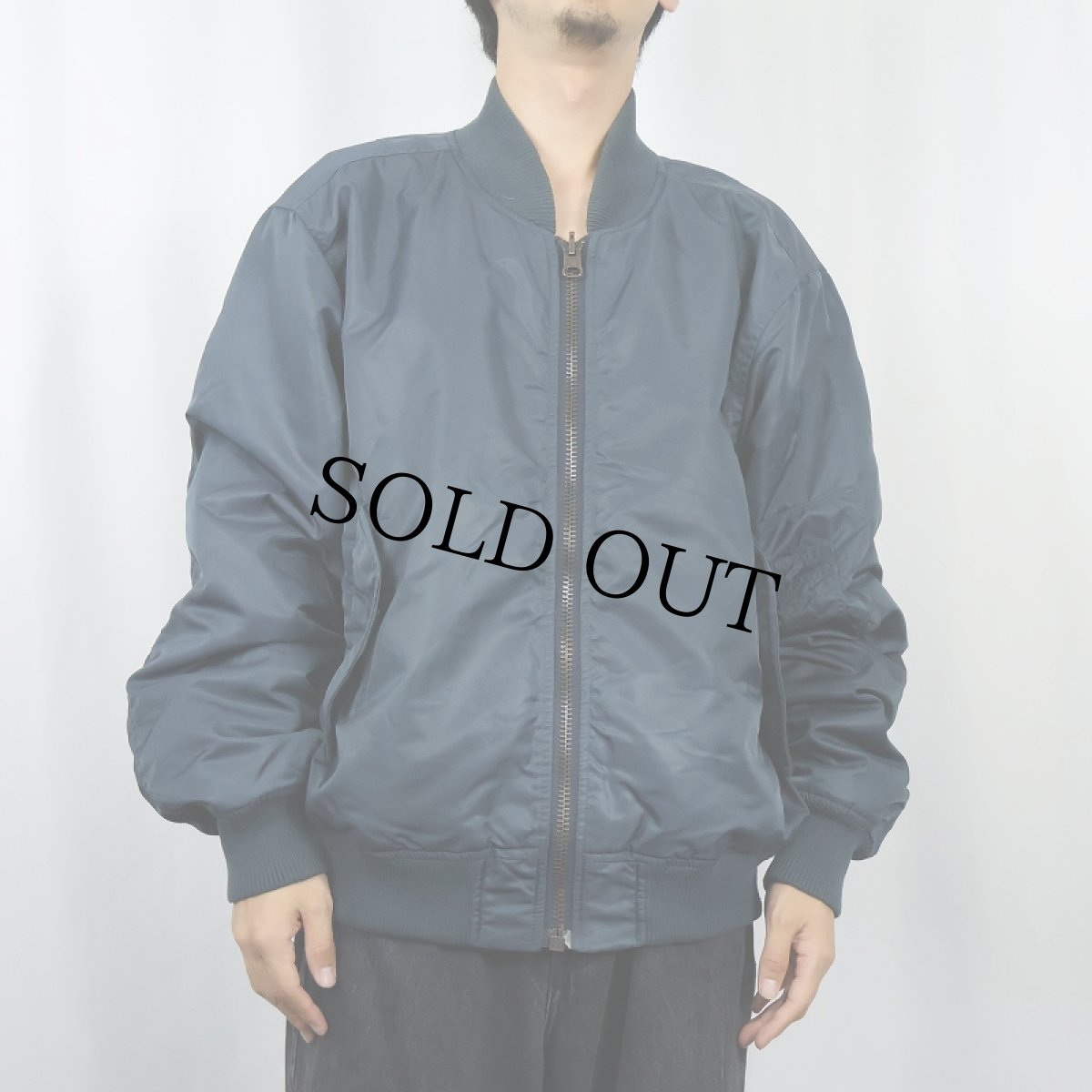 画像2: "MA-1 TYPE" フライトジャケット L (2)