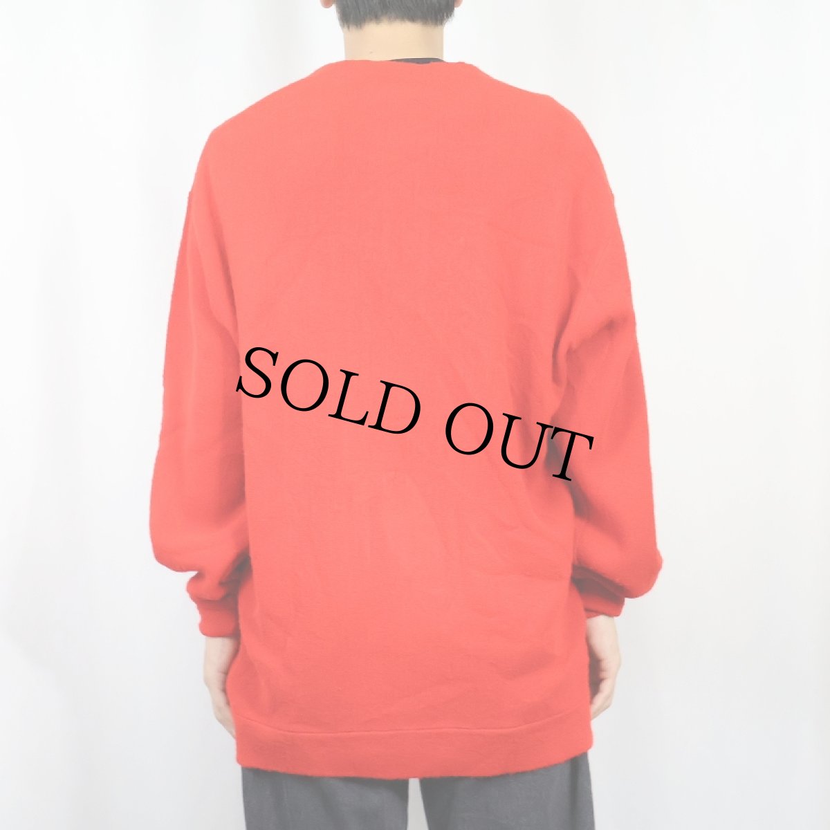 画像3: 80's The Fox JCPenney アクリルニットカーディガン XXL (3)