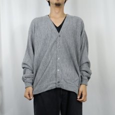 画像2: 80's The Fox JCPenney USA製 アクリルニットカーディガン XL (2)