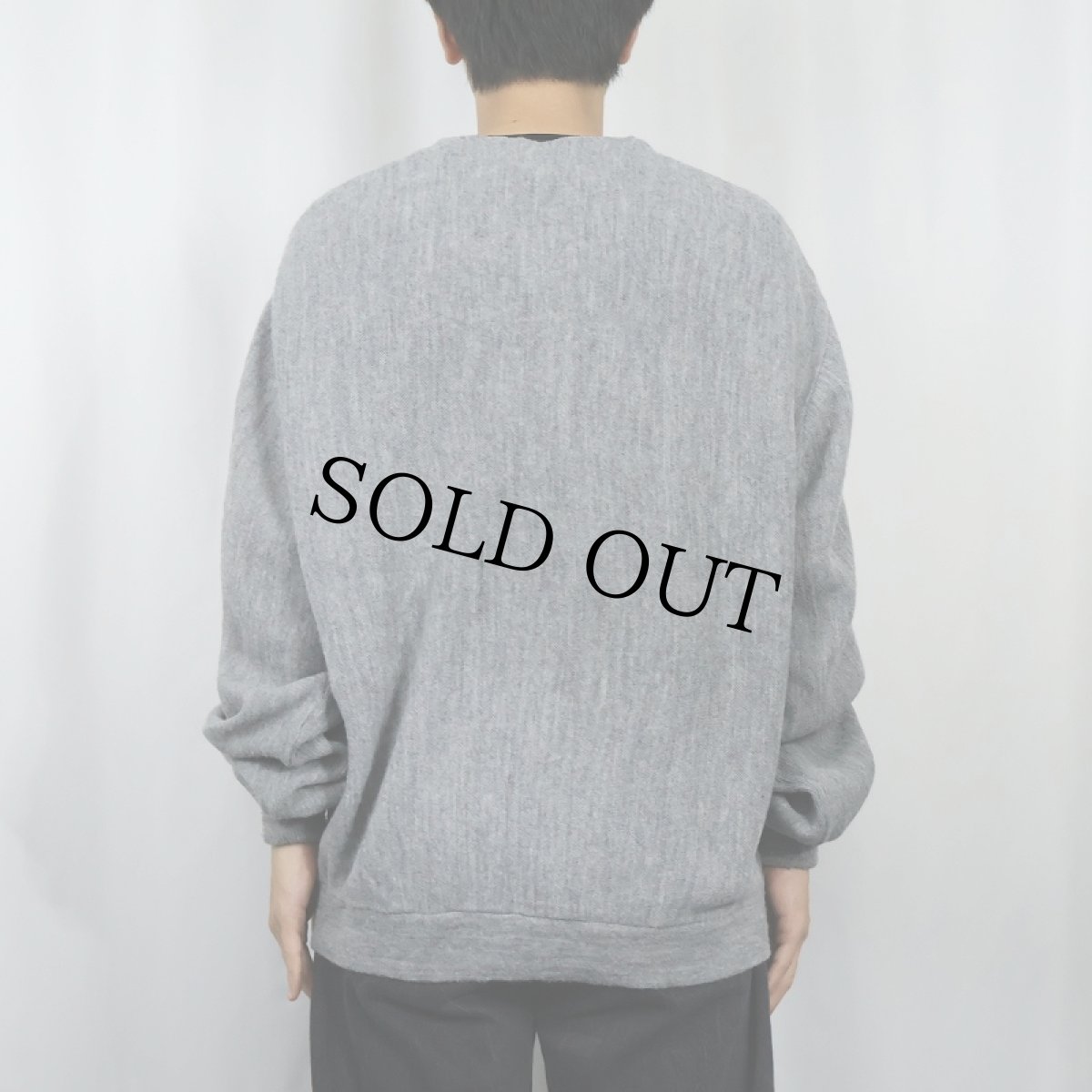 画像3: 80's The Fox JCPenney USA製 アクリルニットカーディガン XL (3)