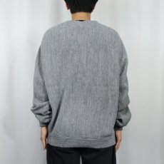 画像3: 80's The Fox JCPenney USA製 アクリルニットカーディガン XL (3)