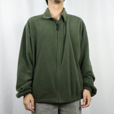 画像2: 90's POLO Ralph Lauren USA製 チンスト付き フリーススイングトップ XL (2)