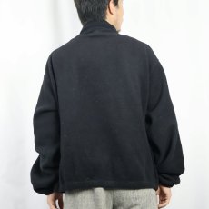 画像3: 90's〜 POLO Ralph Lauren "POLARTEC" チンスト付き フリーススイングトップ BLACK XL (3)