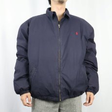 画像2: 90's〜 POLO Ralph Lauren チンスト付き ダウンジャケット NAVY XL (2)