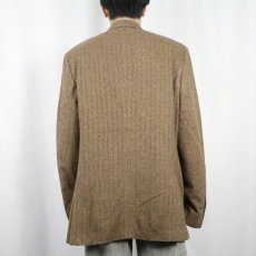 画像5: 90's POLO Ralph Lauren ITALY製 ヘリンボーン織り ウールテーラードジャケット (5)