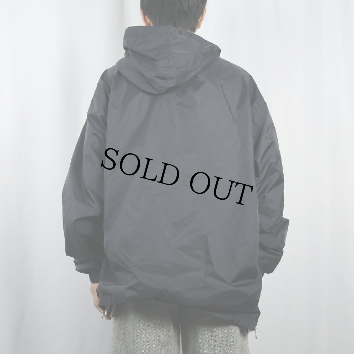 画像3: 90's adidas サイドジップ ナイロンフーディ BLACK XL (3)