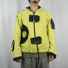 画像2: EL GRINGO NAPAL製 フリースライナーコットンギミックジャケット XL (2)