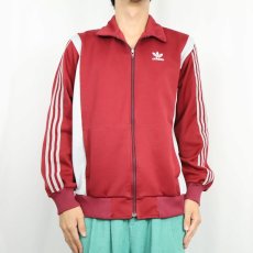 画像2: 70〜80's adidas ロゴ刺繍 トラックジャケット L (2)