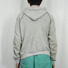 画像3: 80's adidas USA製 ロゴプリント スウェットジップパーカー M (3)