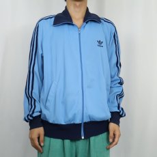 画像2: 80〜90's adidas ロゴ刺繍 トラックジャケット L (2)