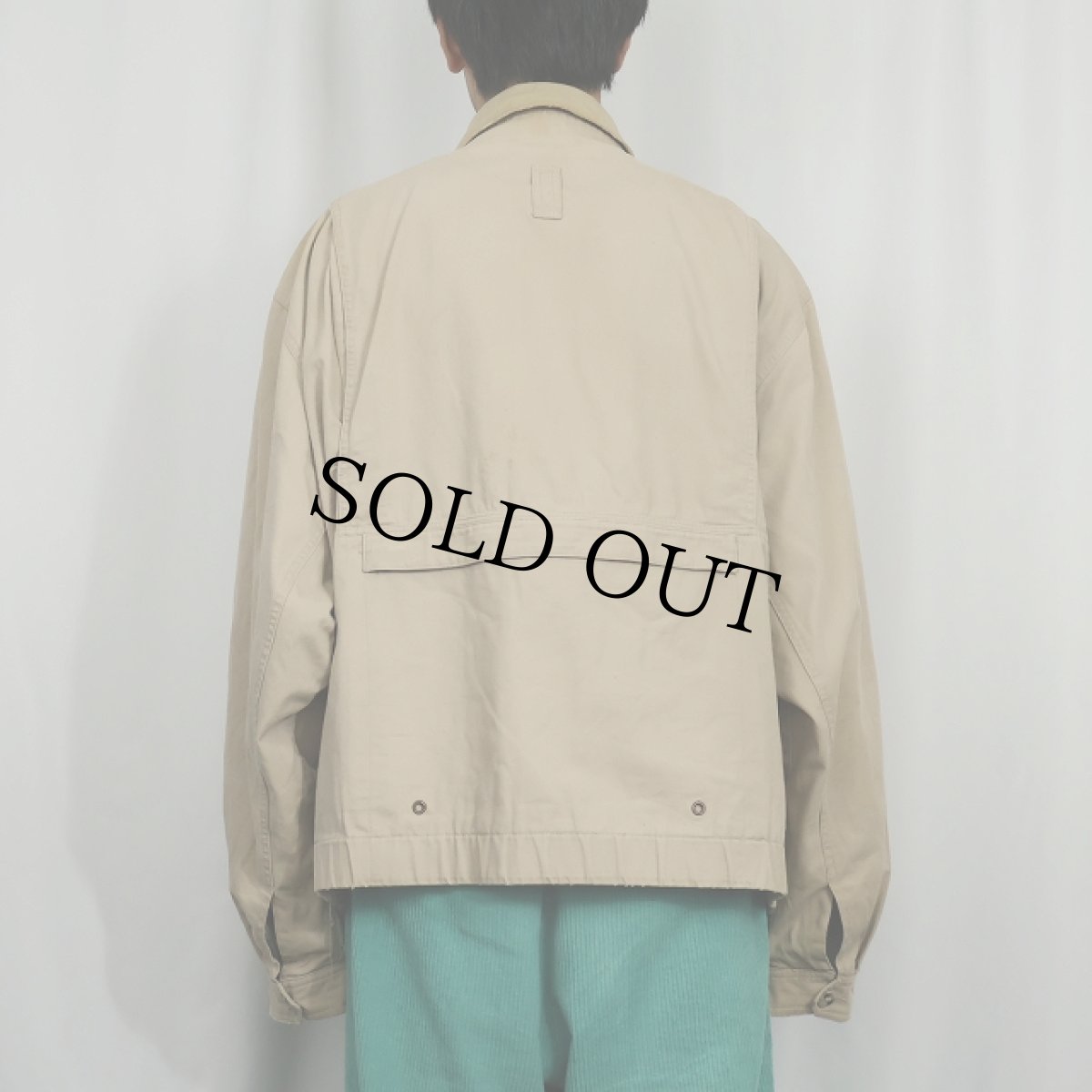 画像3: 80〜90's Eddie Bauer コットンフライトジャケット L (3)