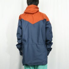 画像3: 70's frostline コットン ウエスタンアノラックパーカー NAVY (3)