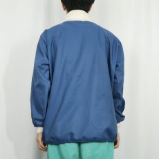 画像3: 80's〜 切り替えデザイン タートルネックプルオーバー NAVY SIZE38 (3)