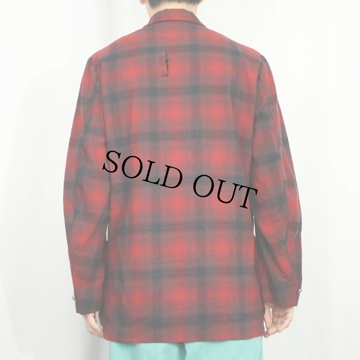 画像3: 60's PENDLETON オンブレーチェック柄 ウールジャケット (3)