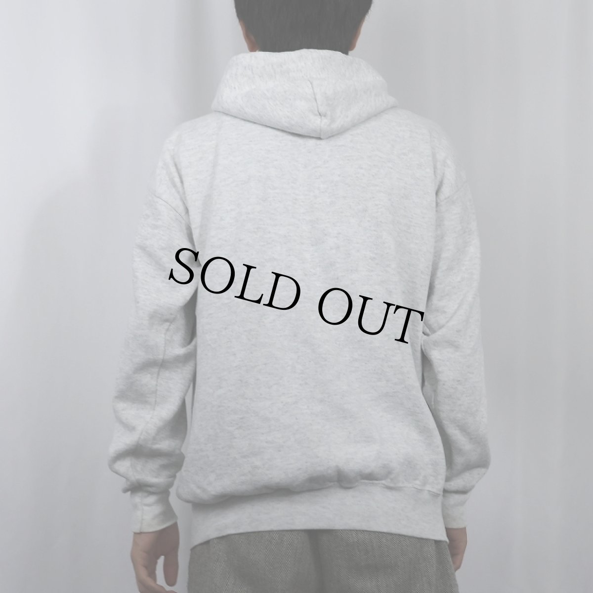 画像3: 90's Lee USA製 無地 スウェットジップパーカー L (3)