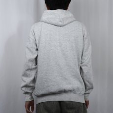 画像3: 90's Lee USA製 無地 スウェットジップパーカー L (3)