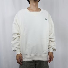画像2: 90's L.L.Bean by RUSSELL ATHLETIC USA製 "ANDY" 前V 刺繍スウェット L (2)