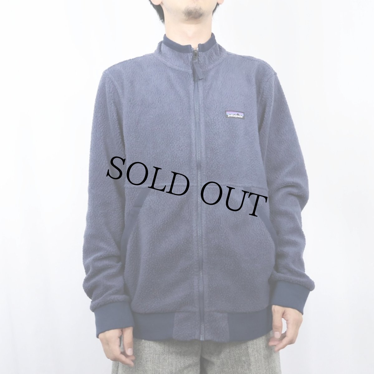 画像2: 2021AW Patagonia シアーリングジャケット NAVY M (2)