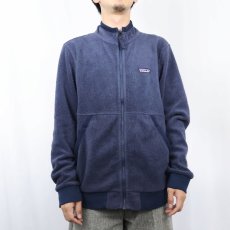画像2: 2021AW Patagonia シアーリングジャケット NAVY M (2)
