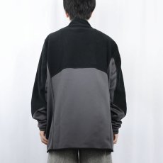 画像3: 2014AW Patagonia ハイブリッドフリースジップジャケット BLACK XL (3)