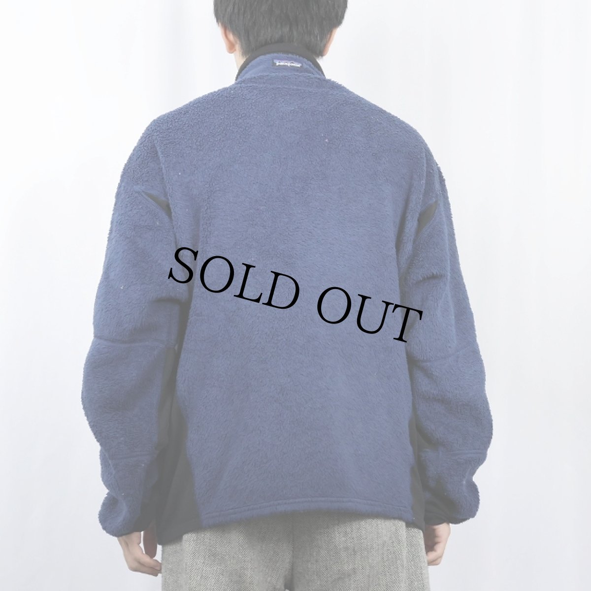 画像3: 90's Patagonia USA製 Rシリーズ R2 フリースジップジャケット NAVY L (3)