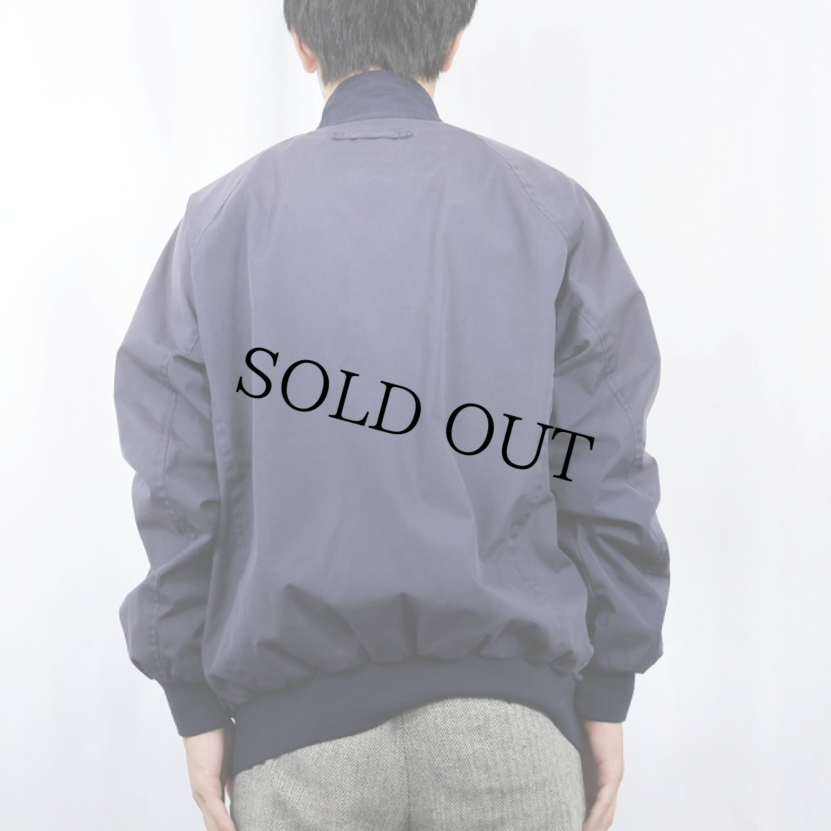 画像3: 2000's ORVIS "G-9 TYPE" ポリコットン スイングトップ NAVY M (3)