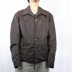 画像2: 70's Sprung コットンナイロン ウエスタンジャケット SIZE46 (2)