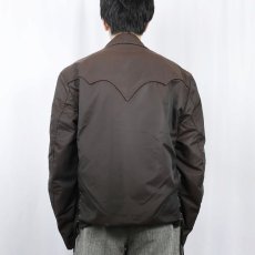 画像3: 70's Sprung コットンナイロン ウエスタンジャケット SIZE46 (3)