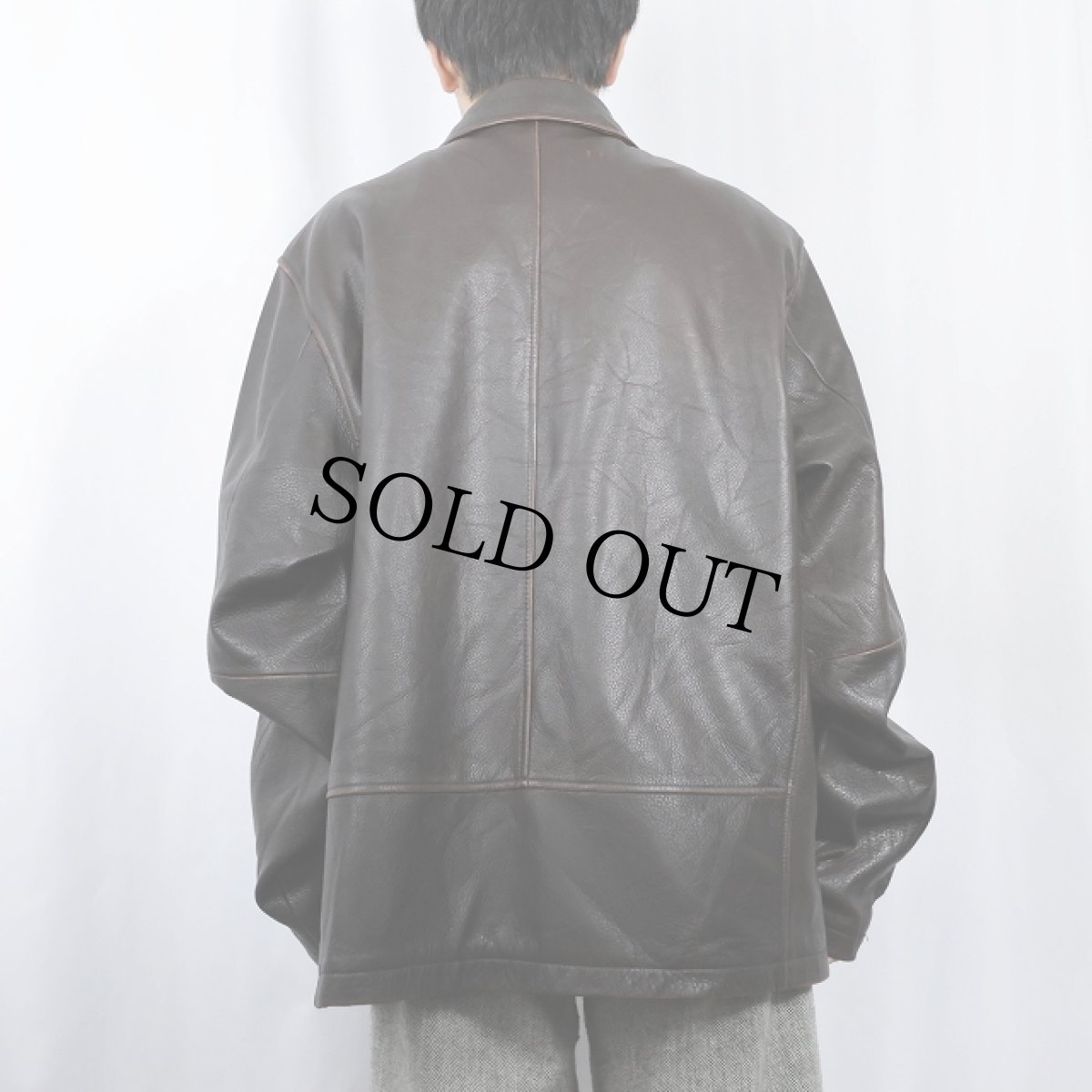 画像3: Eddie Bauer レザージャケット XL TALL (3)