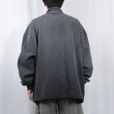 画像3: 90's EMS ハーフスナップ フリースジャケット XL (3)
